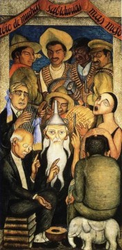 1928 年の学識あるディエゴ・リベラ Oil Paintings